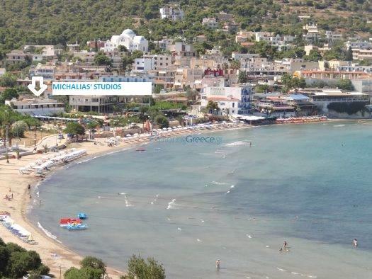 Παραθαλασσια Στουντιο Μιχαλιας Sea View Studio Michalias Agia Marina  المظهر الخارجي الصورة
